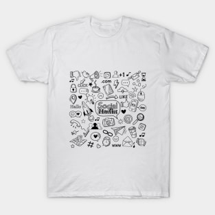 Social media, blogger, SEO, blog, freelancer, T-Shirt